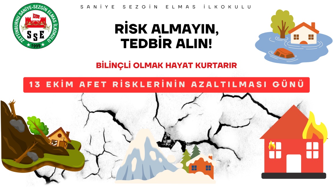 13 EKİM AFET RİSKLERİNİN AZALTILMASI GÜNÜ KAPSAMINDA ETKİNLİKLER GERÇEKLEŞTİRDİK